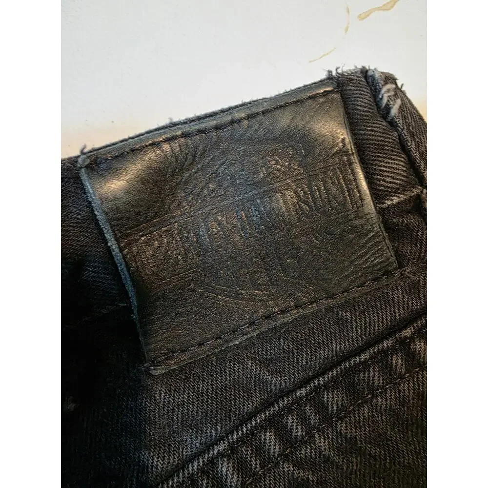 Harley-Davidson Traditional Black Denim Jeans Mens Size 40/32